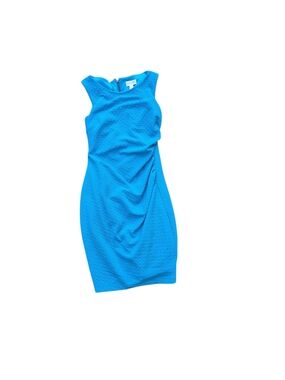 Bisou Bisou Bright Turquoise Sleeveless Mini Dress